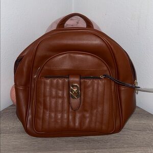 Jolene Couture Brown Large Backpack